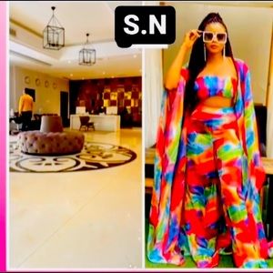 Three piece palazzo set